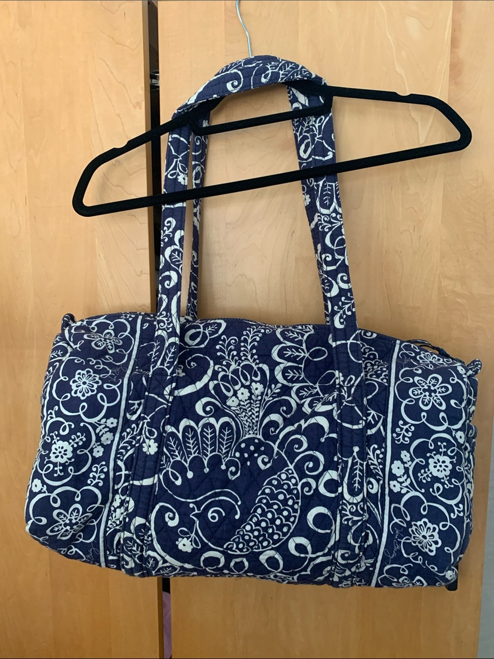 Vera Bradley Twirly Bird Duffle Bag